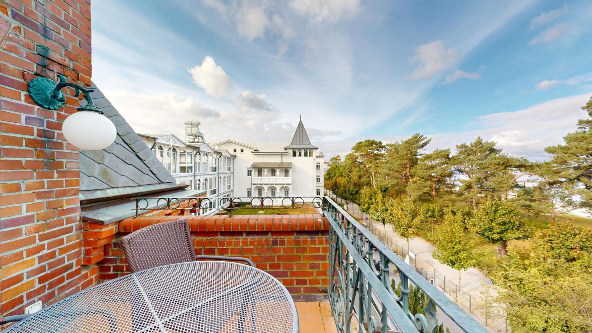Fewo Direkt Am Strand Mit Meerblick Und Balkon,Villa Glueckspilz, Binz Ngoại thất bức ảnh